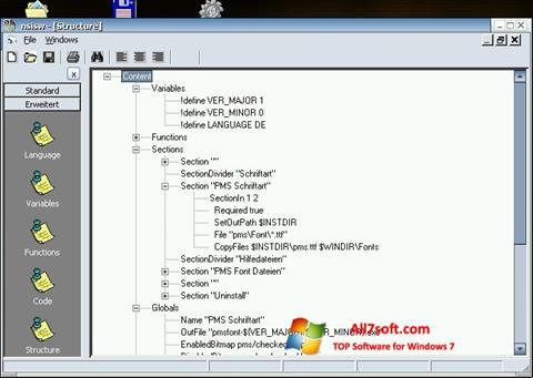 Capture d'écran NSIS pour Windows 7