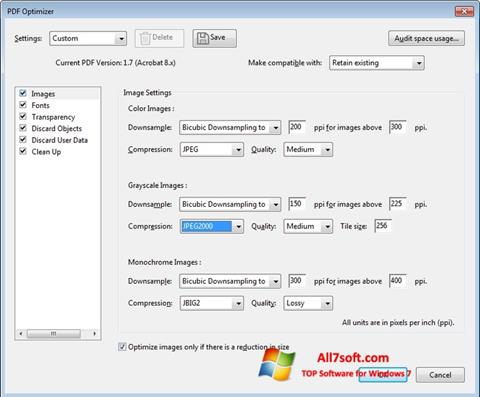 Capture d'écran Adobe Acrobat Pro DC pour Windows 7