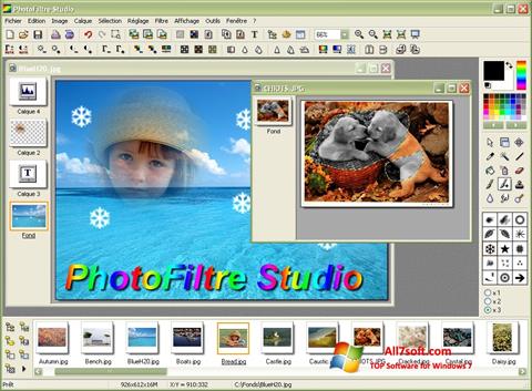 Capture d'écran PhotoFiltre pour Windows 7
