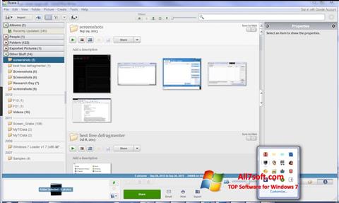 Capture d'écran Picasa pour Windows 7