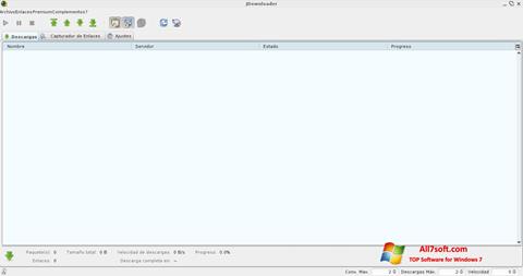 Capture d'écran JDownloader pour Windows 7