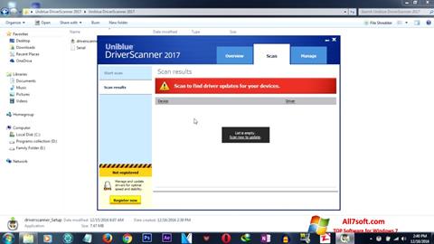 Capture d'écran DriverScanner pour Windows 7