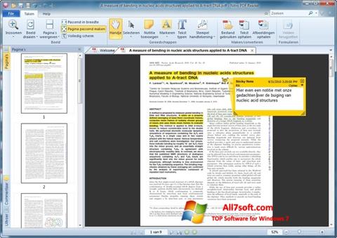 Capture d'écran Nitro PDF Reader pour Windows 7