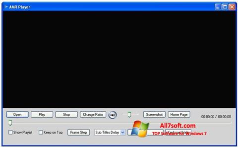 Capture d'écran AMR Player pour Windows 7