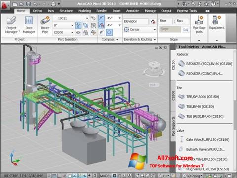 Capture d'écran AutoCAD pour Windows 7