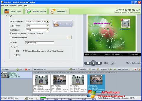 Capture d'écran DVD Maker pour Windows 7