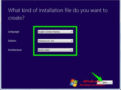 Capture d'écran Windows Bootable Image Creator pour Windows 7
