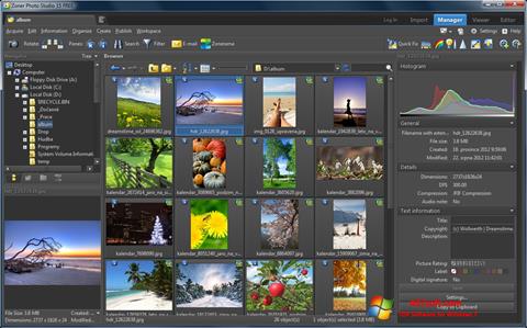 Capture d'écran Zoner Photo Studio pour Windows 7