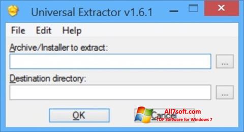 Capture d'écran Universal Extractor pour Windows 7