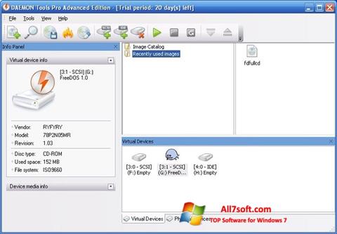 Capture d'écran DAEMON Tools Pro pour Windows 7