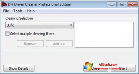 Capture d'écran Driver Cleaner pour Windows 7