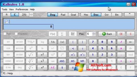 Capture d'écran Kalkules pour Windows 7