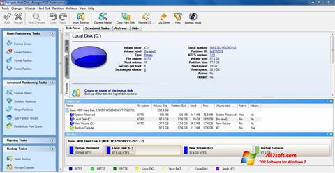 Capture d'écran Paragon Hard Disk Manager pour Windows 7