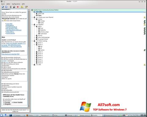 Capture d'écran Mumble pour Windows 7