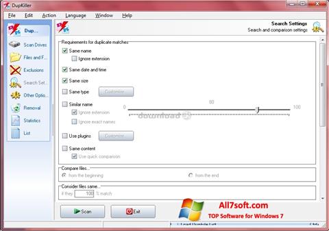 Capture d'écran DupKiller pour Windows 7