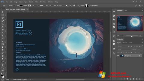 Capture d'écran Adobe Photoshop pour Windows 7