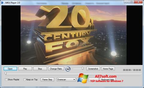 Capture d'écran MKV Player pour Windows 7