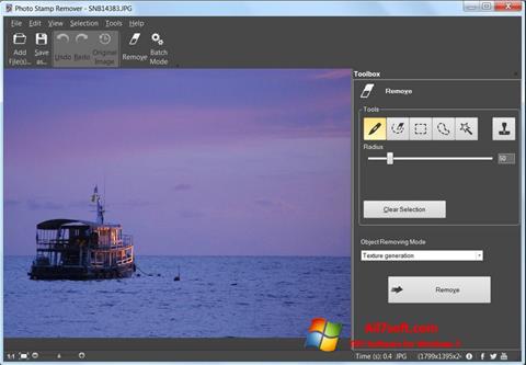 Capture d'écran Photo Stamp Remover pour Windows 7