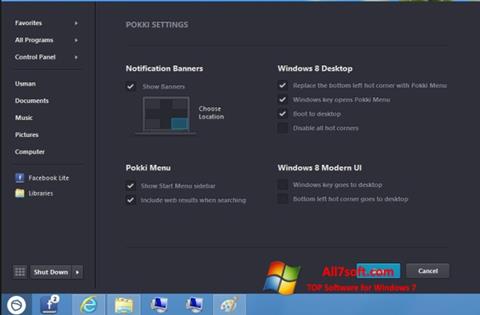 Capture d'écran Pokki pour Windows 7
