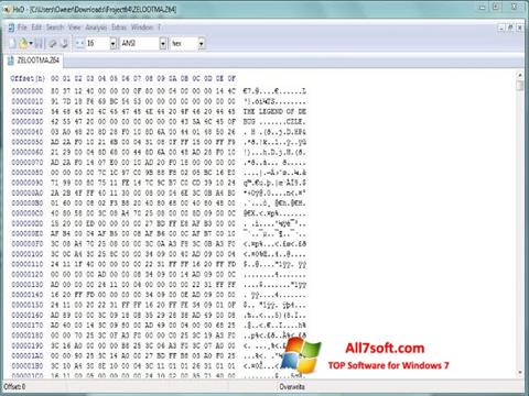 Capture d'écran Hex Editor pour Windows 7