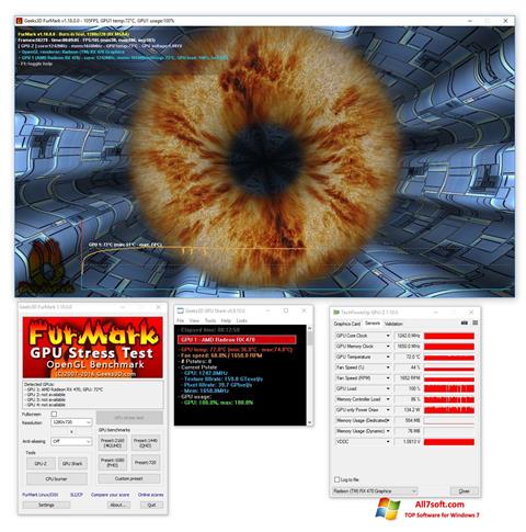 Capture d'écran FurMark pour Windows 7