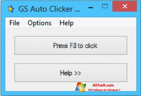 Capture d'écran GS Auto Clicker pour Windows 7