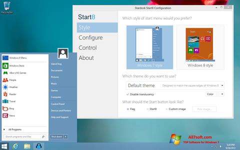 Capture d'écran Start8 pour Windows 7