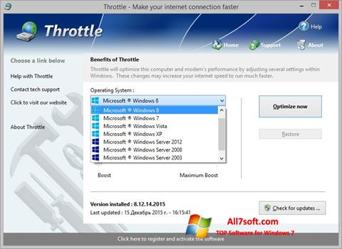 Capture d'écran Throttle pour Windows 7