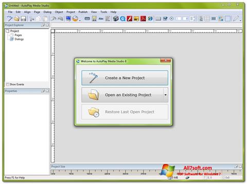 Capture d'écran AutoPlay Media Studio pour Windows 7