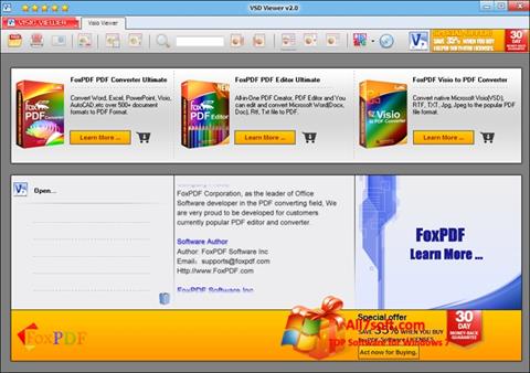 Capture d'écran VSD Viewer pour Windows 7