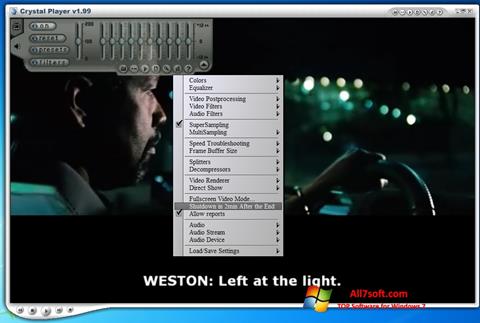 Capture d'écran Crystal Player pour Windows 7