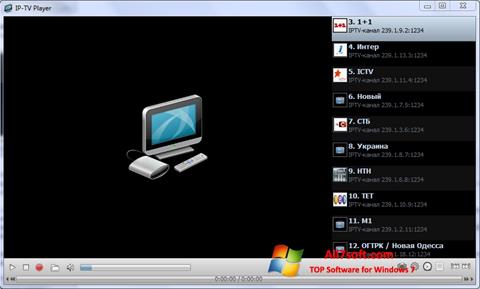 Capture d'écran IP-TV Player pour Windows 7