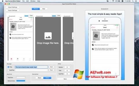 Capture d'écran ScreenshotMaker pour Windows 7