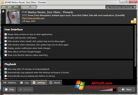 Capture d'écran Screamer Radio pour Windows 7