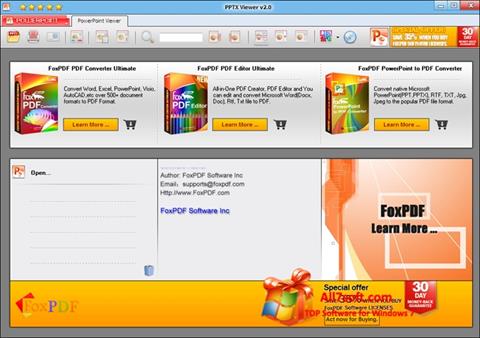 Capture d'écran PPTX Viewer pour Windows 7