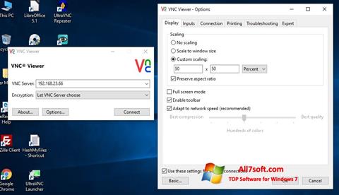 Capture d'écran VNC pour Windows 7