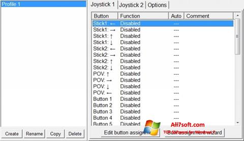 Capture d'écran JoyToKey pour Windows 7