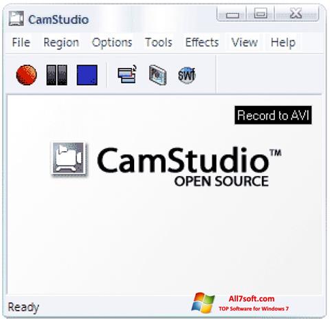 Capture d'écran CamStudio pour Windows 7