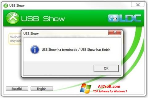Capture d'écran USB Show pour Windows 7