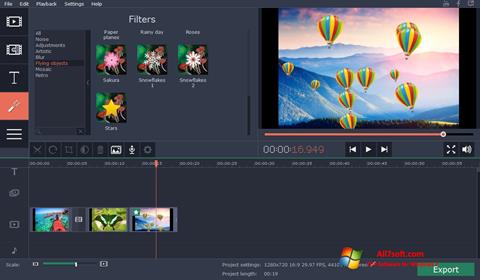 Capture d'écran Movavi Video Suite pour Windows 7