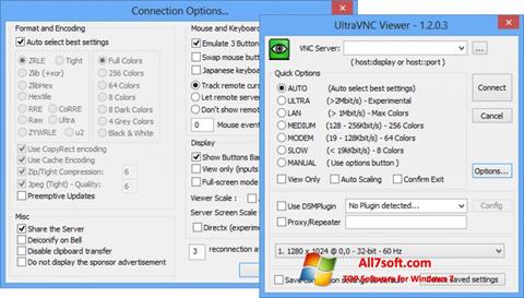 Capture d'écran UltraVNC pour Windows 7