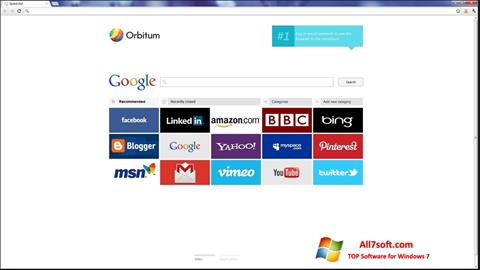 Capture d'écran Orbitum pour Windows 7