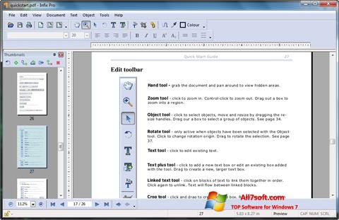 Capture d'écran Infix PDF Editor pour Windows 7