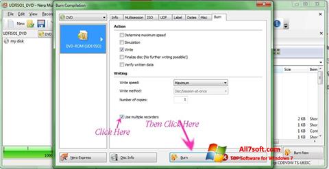 Capture d'écran Nero Image Drive pour Windows 7