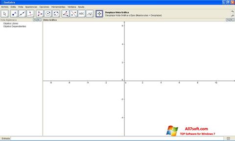 Capture d'écran GeoGebra pour Windows 7
