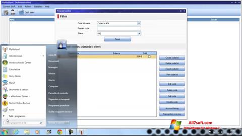 Capture d'écran MyHotspot pour Windows 7