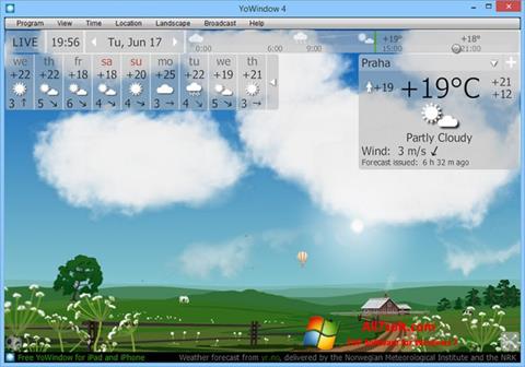 Capture d'écran YoWindow pour Windows 7