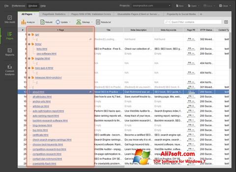 Capture d'écran Site-Auditor pour Windows 7