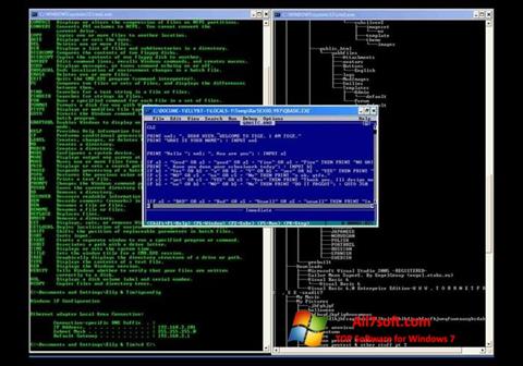 Capture d'écran QBasic pour Windows 7