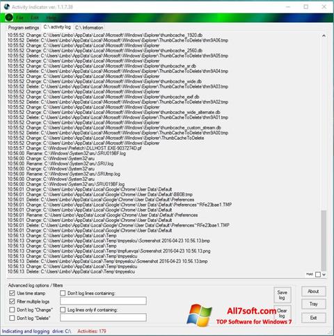 Capture d'écran Drive Space Indicator pour Windows 7